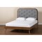 Baxton Studio Lorana Mid-Century Modern Grey Fabric and Walnut Brown Wood King Size Platform Bed 246-12645-9409-ZORO - alternate 9